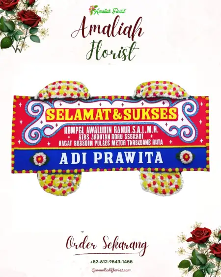 Papan Bunga Ucapan Selamat Krincing